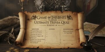 Game of Thrones TV Series Ultimate Trivia Quiz: Seasons 1-8 5 Game of Thrones TV Series Ultimate Trivia Quiz- Seasons 1-8