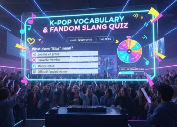 K-Pop Vocabulary & Fandom Slang Trivia Quiz