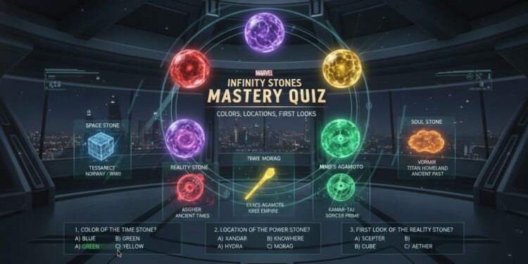 Infinity Stones Mastery Quiz- Colors, Locations, First Looks