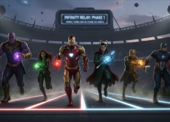Infinity Stones Relay Race- Track Their Owners