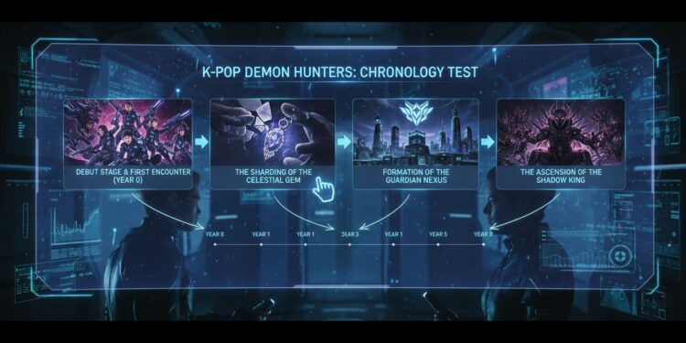 KPop Demon Hunters Timeline Test- Put Events in Order
