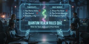 Quantum Realm Rules Quiz- What the Team Believed and What Worked