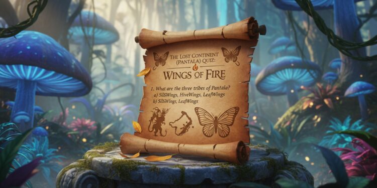 The Lost Continent (Pantala) Quiz- Wings of Fire