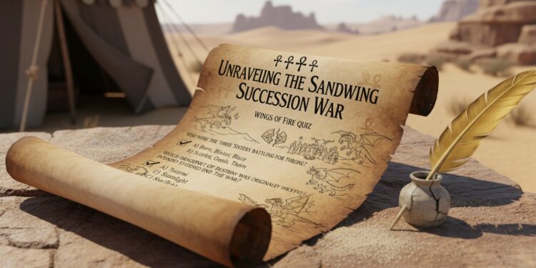 Unraveling the SandWing Succession War- Wings of Fire Quiz