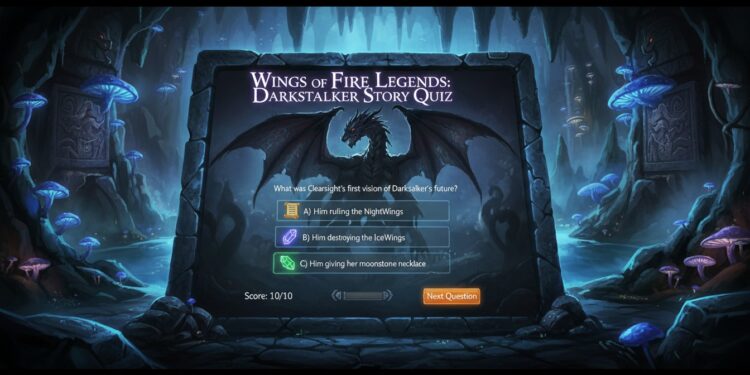 Wings of Fire Legends- Darkstalker Story Quiz